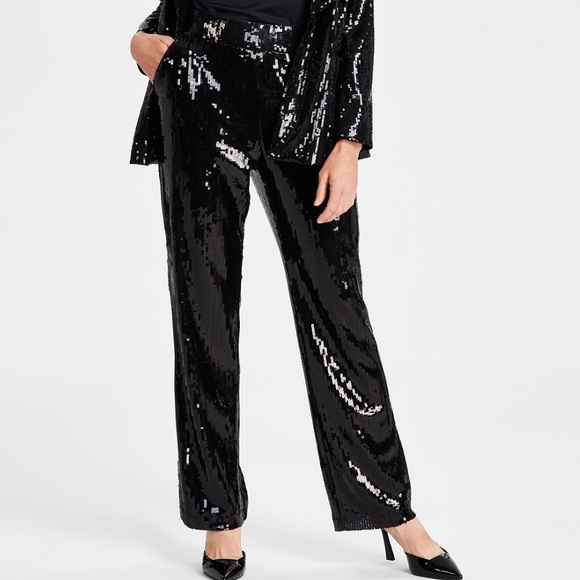I.N.C. International Concepts
Women's Sequin Straight-Leg Pants new size medium - Picture 5 of 14
